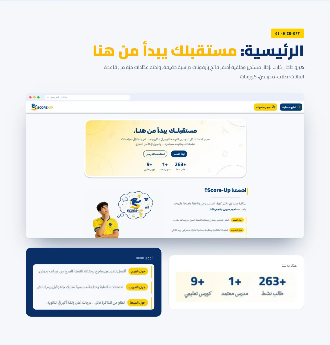 سكور أب — براند ومنصة تعليمية — صورة 4